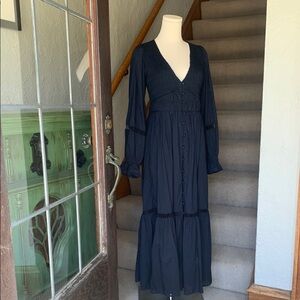 Anthropologie Perigrine black dress